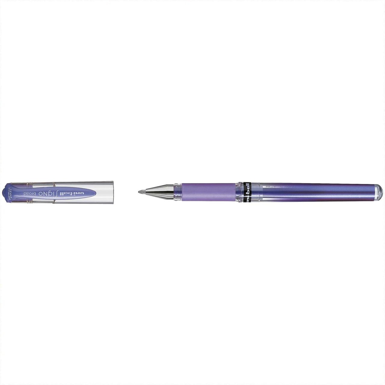 Uni-Ball Signo Broad UM-153 Gelroller 1mm violett-metallic