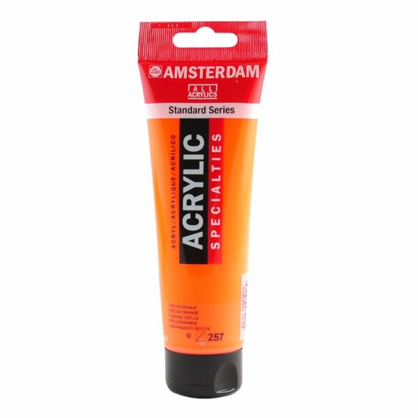 AMSTERDAM Acrylfarbe 120ml reflexorange