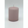 Kopschitz Flachkopfstumpen-Kerze 8x6cm taupe rose
