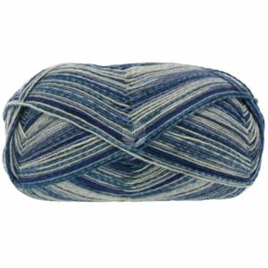 Lana Grossa Meilenweit 100 Denim Mix Blue 100g 420m silber-grau-blau-jeans