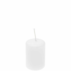 Kopschitz Stumpen-Kerze 6x4cm weiß