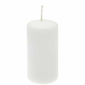 Kopschitz Stumpen-Kerze 12x6cm weiß