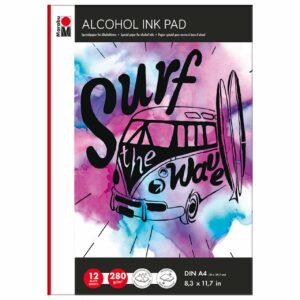 Marabu Alcohol Ink Pad DIN A4 280g/m² 12 Blatt