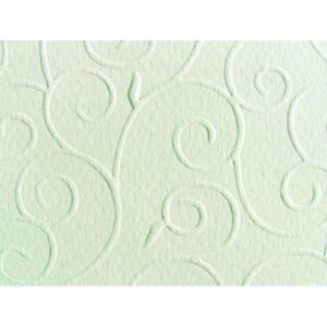 Marpa Jansen Prägekarton Arabesken 50x70cm 220g/m² altweiß