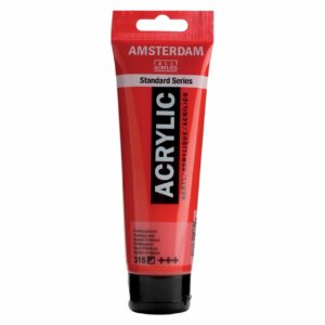 AMSTERDAM Acrylfarbe 120ml pyrollerot