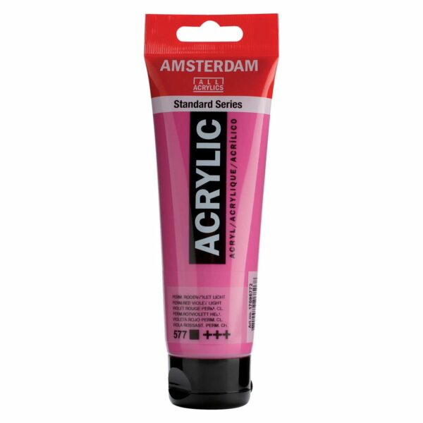 AMSTERDAM Acrylfarbe 120ml permanentrotviolett hell