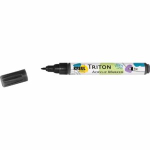 KREUL Triton Acrylic Marker fine 1-2mm schwarz