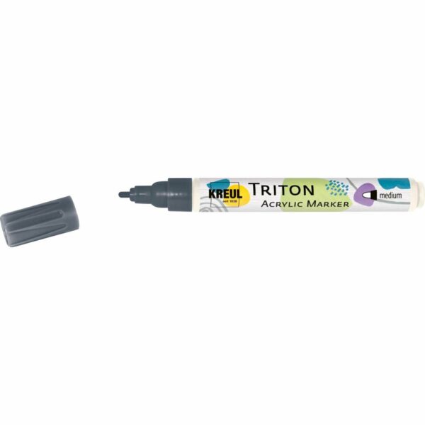 KREUL Triton Acrylic Marker medium 1-3mm graphite