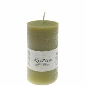 Kopschitz Rustica Kerze 10x6cm olive