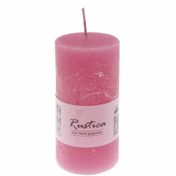 Kopschitz Rustica Kerze 12x6cm pink