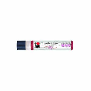 Marabu Candle Liner 25ml glitter rubin