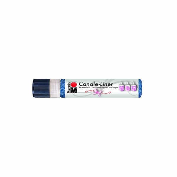 Marabu Candle Liner 25ml glitter saphir