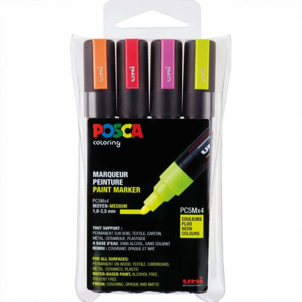uni POSCA-Marker PC-5M Neon 1