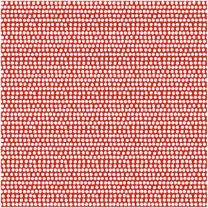 Rico Design Stoff Punktelinie rot-weiß 50x140cm