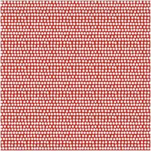 Rico Design Stoff Punktelinie rot-weiß 50x140cm