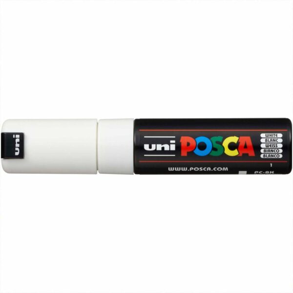 uni POSCA-Marker PC-8K 8mm weiß