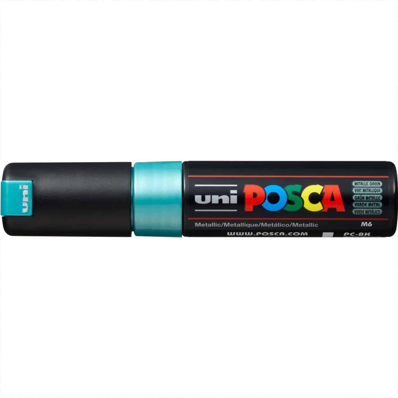 uni POSCA-Marker PC-8K 8mm grün-metallic