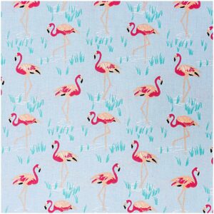 Rico Design Stoff Flamingo 50x140cm