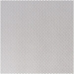 Rico Design Stoff Zickzack weiß-grau 50x140cm