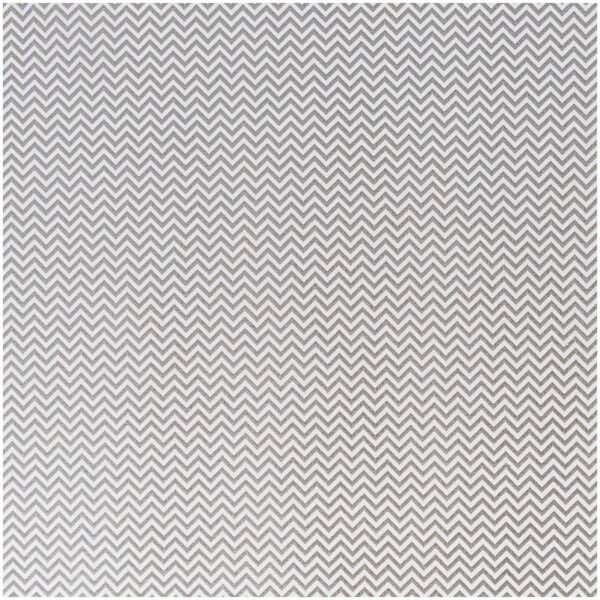 Rico Design Stoff Zickzack weiß-grau 50x140cm