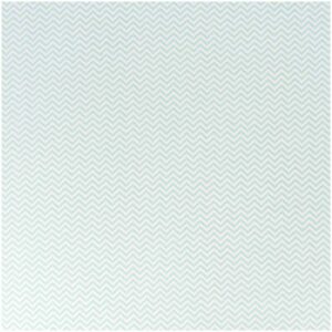 Rico Design Stoff Zickzack weiß-mint 50x140cm