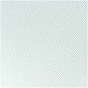 Rico Design Stoff Zickzack weiß-mint 50x140cm