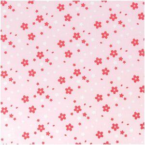 Rico Design Stoff kleine Streublümchen rosa 50x140cm
