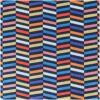 Rico Design Stoff Streifenmuster mehrfarbig-gold 140cm