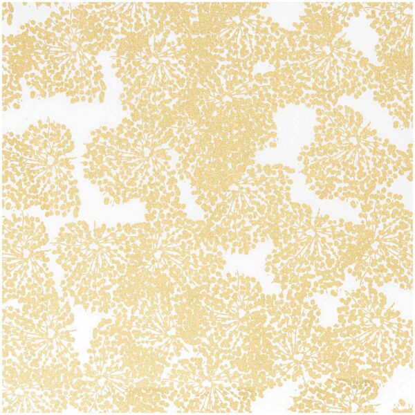 Rico Design Stoff Allium weiß-gold 50x140cm