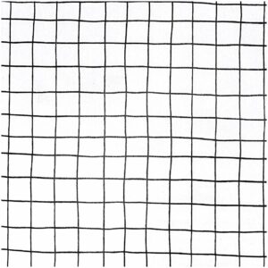 Rico Design Stoff Karo weiß-schwarz 140cm beschichtet