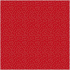 Rico Design Stoff Sterne rot-natur 140cm