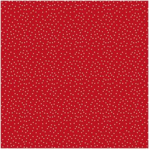 Rico Design Stoff Sterne rot-natur 140cm