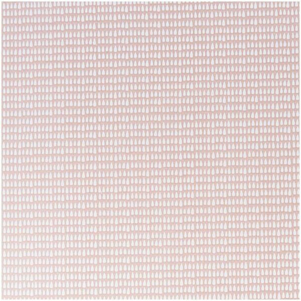 Rico Design Druckstoff Tropfenmuster blassrosa 50x140cm