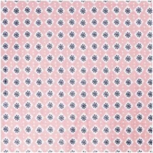 Rico Design Druckstoff Rautenmuster blassrosa 140cm beschichtet