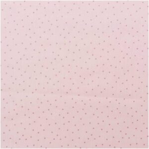 Rico Design Druckstoff Hygge Punkte rosa-metallic 140cm