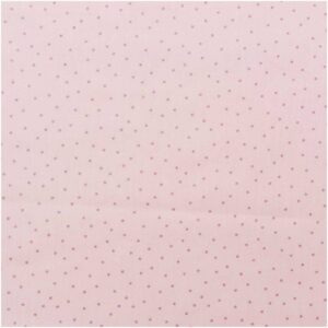 Rico Design Druckstoff Hygge Punkte rosa-metallic 140cm