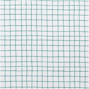 Rico Design Druckstoff Hygge kariert weiß-grün 50x140cm