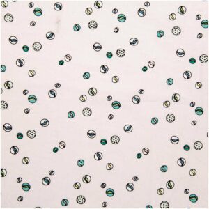 Rico Design Druckstoff Murmeln grau 140cm