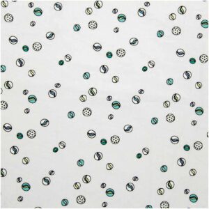 Rico Design Druckstoff Murmeln grau 50x140cm