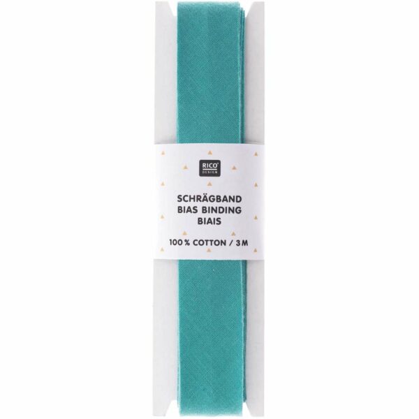 Rico Design Schrägband 2cmx3m türkis
