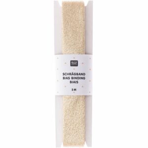 Rico Design Schrägband gold 2cmx3m