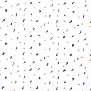 Rico Design Druckstoff Zweige weiß 140cm