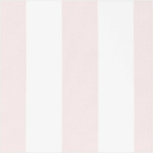 Rico Design Druckstoff Canvas Streifen weiß-rosa 140cm