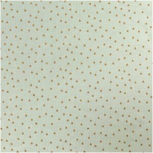 Rico Design Jerseystoff Baby Collection Sterne mint-gold 145cm