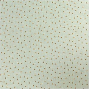 Rico Design Jerseystoff Baby Collection Sterne mint-gold 145cm