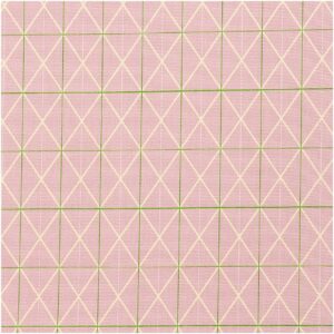 Rico Design Druckstoff Canvas Raster rosa 140cm
