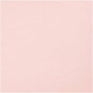 Rico Design Druckstoff Nature Matters Punkte rosa-gold 140cm