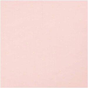 Rico Design Druckstoff Nature Matters Punkte rosa-gold 140cm