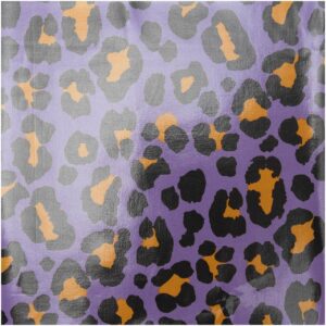 Rico Design Meterware PVC-Stoff Glossy Acid Leo lila