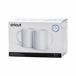 Cricut Keramiktassen für Mug Press weiß 340ml 2 Stück